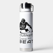 Bouteille D'eau Nom personnalisé DJ (Arrière)