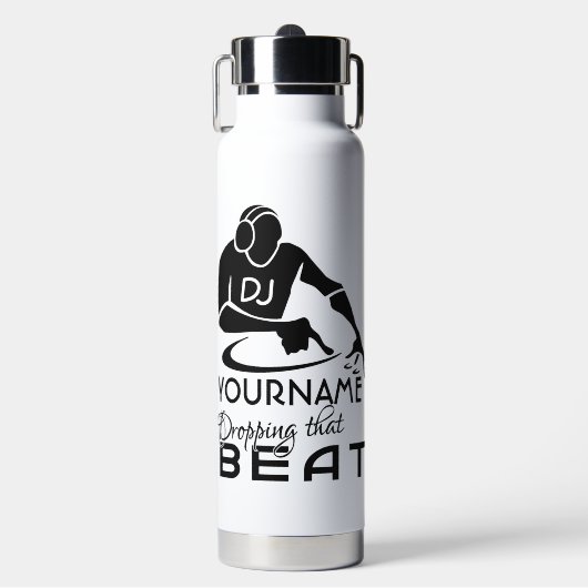 Bouteille D'eau Nom personnalisé DJ (Salle de sport)