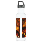 Bouteille D'eau Nom personnalisé Effet Bokeh automatique Citrouill (Dos)