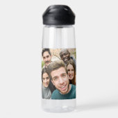 Bouteille D'eau Nom personnalisé et vos 2 photos (Arrière)