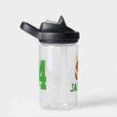 Bouteille D'eau Nom personnalisé Football Numéro Jersey (Arrière Complet)