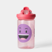 Bouteille D'eau Nom personnalisé Funny Emoticon (Avant)