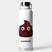 Bouteille D'eau Nom personnalisé Funny POOP (Plage)