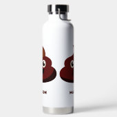 Bouteille D'eau Nom personnalisé Funny POOP (Droite)