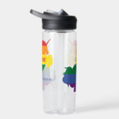 Bouteille D'eau Nom personnalisé Gay Unicorn (Droite)