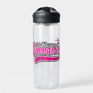 Bouteille D'eau NOM personnalisé Gymnaste Split Leap Gymnastique