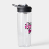 Bouteille D'eau NOM personnalisé Gymnaste Split Leap Gymnastique (Droite)