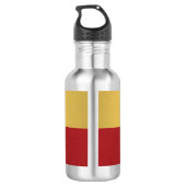 Bouteille D'eau Nom personnalisé, héros du pompier (Dos)