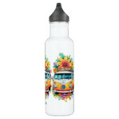 Bouteille D'eau Nom personnalisé Hippie Van (Droite)