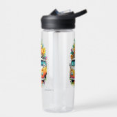 Bouteille D'eau Nom personnalisé Hippie Van (Gauche)