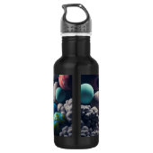 Bouteille D'eau Nom personnalisé Imaginaire Espace enfant (Dos)