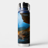 Bouteille D'eau Nom personnalisé Islande (Arrière)