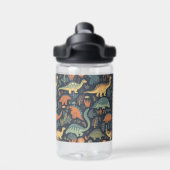 Bouteille D'eau Nom personnalisé Motif Dinosaur (Salle de sport)