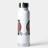 Bouteille D'eau Nom personnalisé Pêche (Gym)
