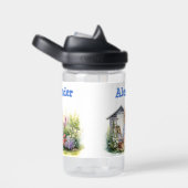 Bouteille D'eau Nom personnalisé Pierre le lapin (Arrière Complet)