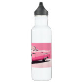 Bouteille D'eau Nom personnalisé Pink Classic Car (Droite)