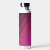 Bouteille D'eau Nom personnalisé pink ombres formes (Gauche)