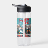 Bouteille D'eau Nom personnalisé Poster de voyage Canada (Droite)
