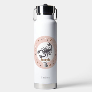 Bouteille D'eau Nom personnalisé Scorpion SIGNE Zodiaque
