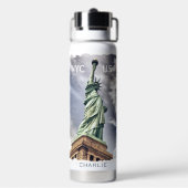 Bouteille D'eau Nom personnalisé Statue de la Liberté (Arrière)