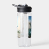 Bouteille D'eau Nom personnalisé Surfing Chien (Droite)