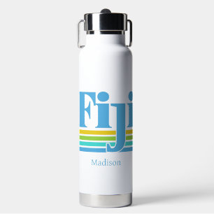 Bouteille D'eau Nom personnalisé / Texte Fiji