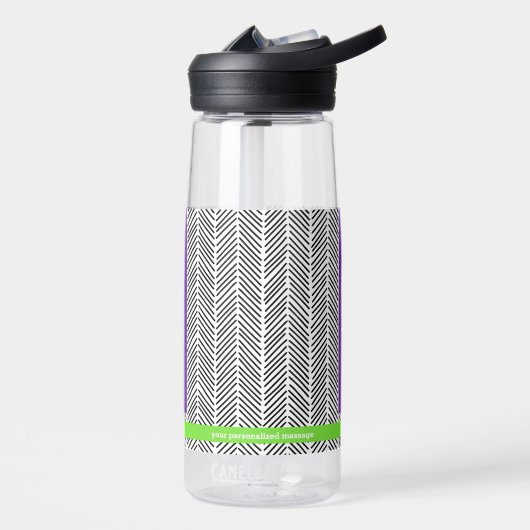 Bouteille D'eau Nom personnalisé | Voyage personnalisé (Gauche)