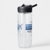 Bouteille D'eau Nom personnalisé World Travel (Gauche)