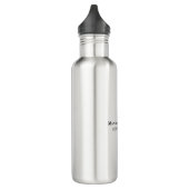 Bouteille D'eau Nom propre Unique Élégant Plain Simple Spécial (Gauche)