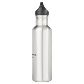 Bouteille D'eau Nom propre Unique Élégant Plain Simple Spécial (Droite)