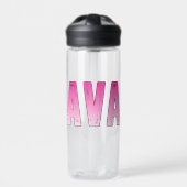 Bouteille D'eau Nom rose Ava (Extérieur)