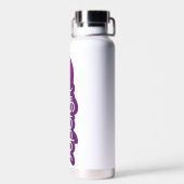 Bouteille D'eau Nom Super Supergirl et Bouclier S (Arrière)