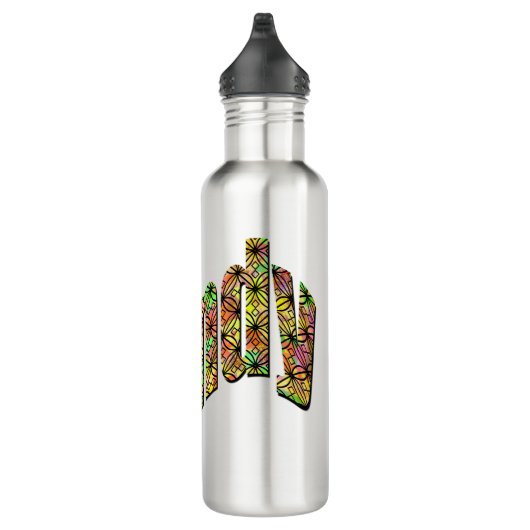 Bouteille D'eau Nom Wendy Coloré, (Droite)