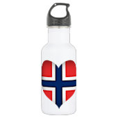 Bouteille D'eau Norway Flag (Devant)