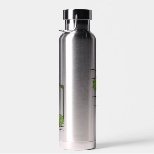 Bouteille D'eau Notes de dubstep (Plage)