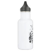 Bouteille D'eau Notes de musique sur argent (Gauche)