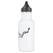Bouteille D'eau Notes de musique sur argent (Droite)