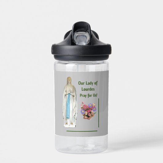 Bouteille D'eau Notre Dame de Lourdes (Avant)