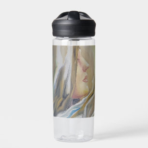 Bouteille D'eau Notre Dame du Silence tenant le bébé Jésus
