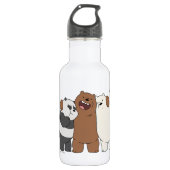 Bouteille D'eau Nous, Groupe Ours Nus Hug (Devant)