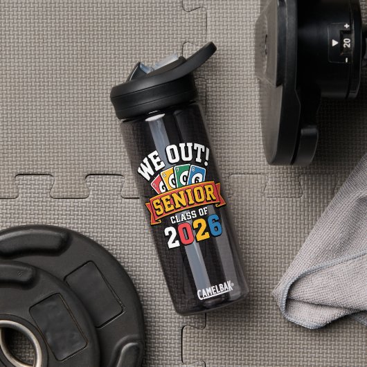 Bouteille D'eau Nous sortons de la classe supérieure de 2026 (Salle de sport (pivotée))
