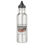 Bouteille D'eau nouvelle grand-mère première mère jour bébé photo (Gauche)