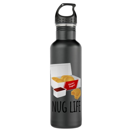 Bouteille D'eau Nug Life - Nuggets de poulet (Devant)