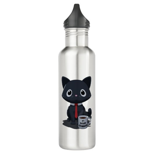 Bouteille D'eau Number One Good Jobber Cat Water Bottle (Gauche)