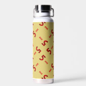 Bouteille D'eau Numéro cinq brun (Arrière)