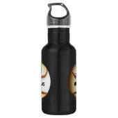 Bouteille D'eau Numéro de nom personnalisé Baseball (Dos)