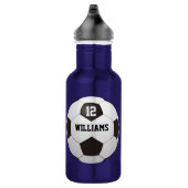 Bouteille D'eau Numéro de nom personnalisé Soccer Ball (Droite)