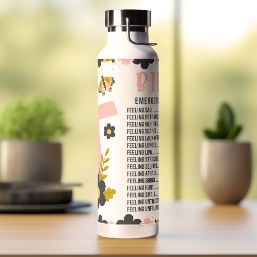 Bouteille D'eau Numéros d'urgence de la Bible chrétienne