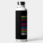 Bouteille D'eau Numéros mathématiques 100e Jour de l'école Enseign (Droite)