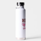 Bouteille D'eau Nurse Life - Rose et Empreinte de léopard (2) (Plage)